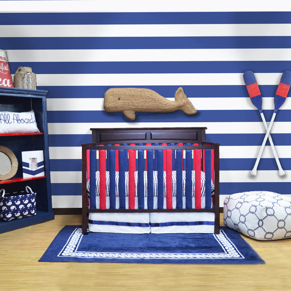 Wonder Bumpers Cotton - Navy & Red 50%OFF NOW