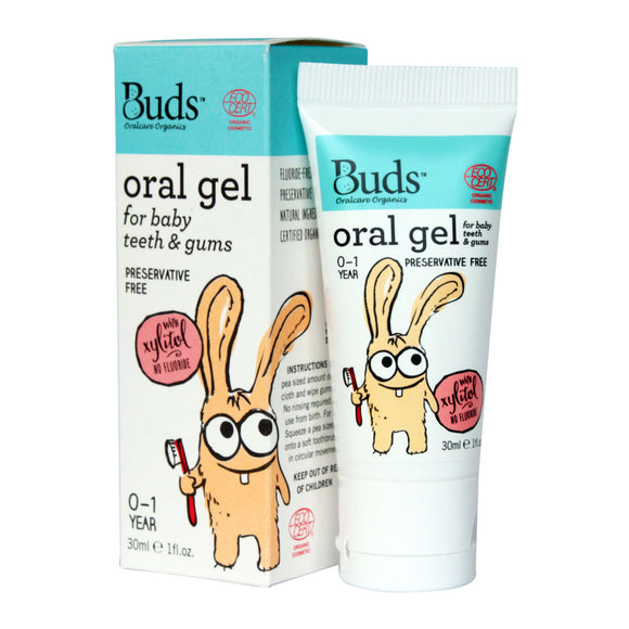 Buds Oralcare Organics Oral Gel for Baby Teeth and Gums 30ml (Exp Jun 2026)