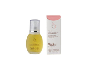 Buds Cherished Organics Organic Breast Massage Oil 30ml (Expires Jul 2023)
