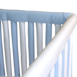 Wonder Bumpers Teething Guards in Organic Cotton - Blue & White