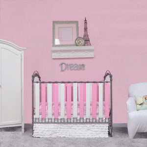 Wonder Bumpers Organic Cotton - Pink & White