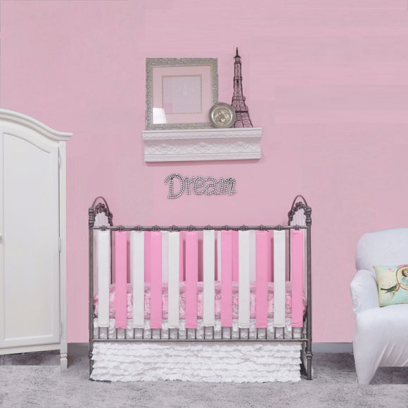 Wonder Bumpers Organic Cotton - Pink & White