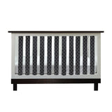 Wonder Bumpers Cotton - Black & White Arabesque