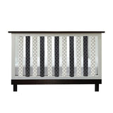 Wonder Bumpers Cotton - Black & White Arabesque