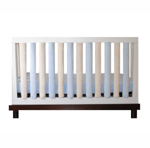 Wonder Bumpers Minky - Blue & Cream   50% OFF NOW!