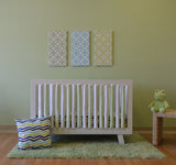 Wonder Bumpers Minky - Green & White   50% OFF NOW!