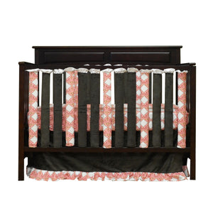 Wonder Bumpers Minky - Pink Damask  50% OFF NOW!